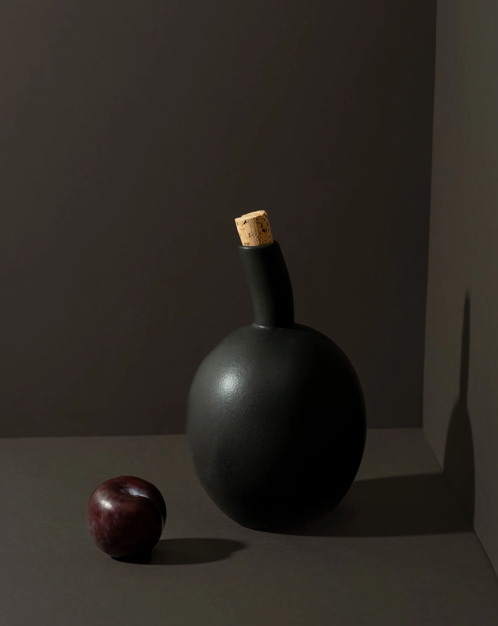 Stoneware Olive Oil Dispenser - Zitouna 34 oz