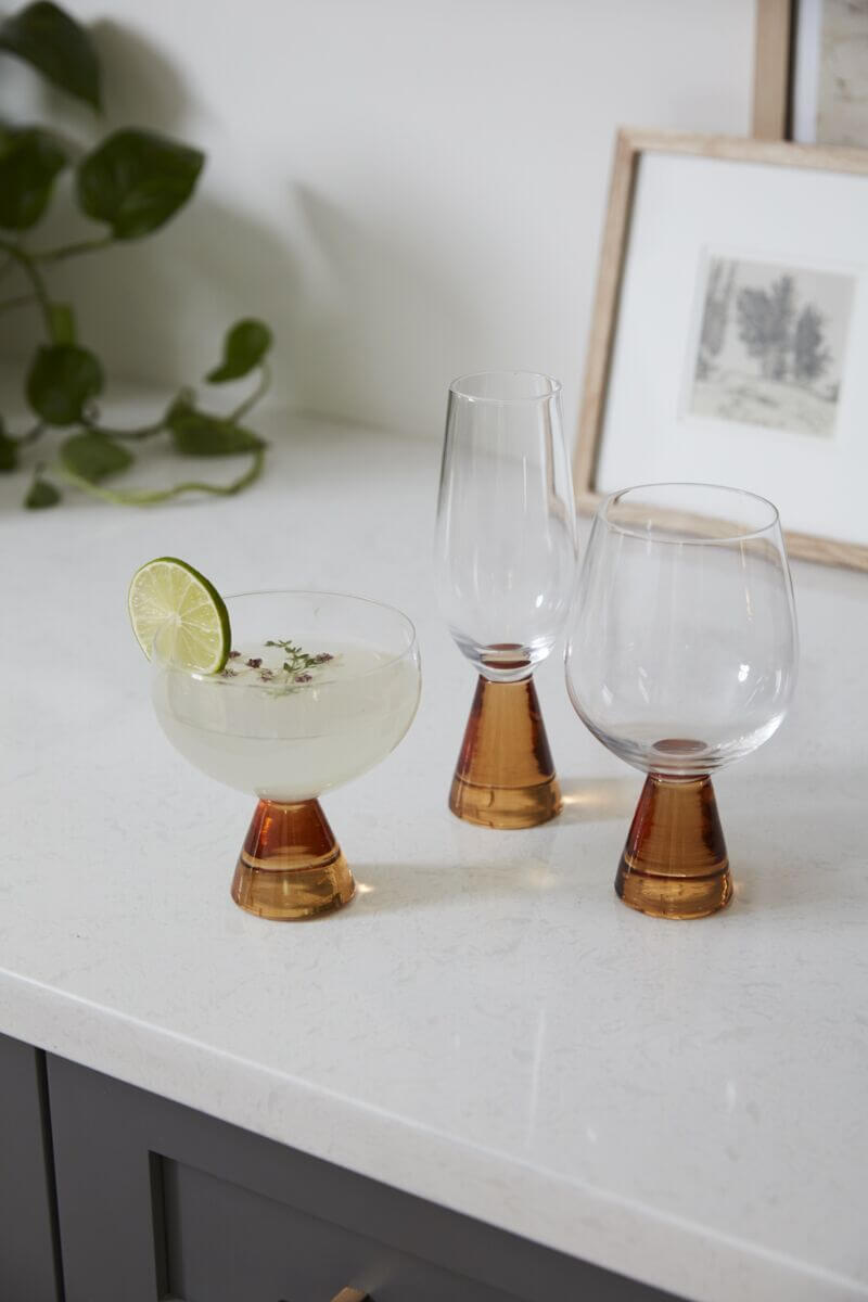 HARPER | Glasses - Set of 4 - DWELL by CMAccent Décor
