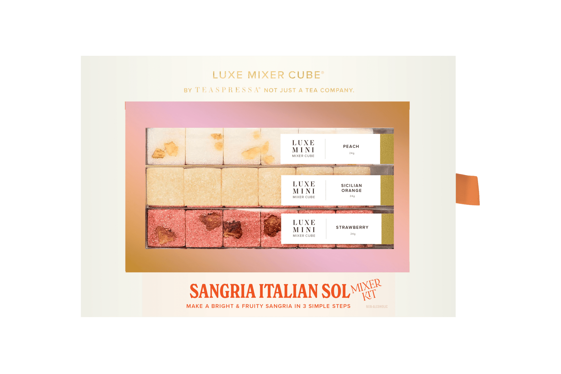 TEASPRESSA | LUXE Mixer Cube - Sangria Italian Sol (Fruit Sangria) - DWELL by CMTEASPRESSA | LUXE Mixer Cube