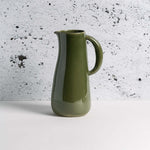 Stoneware Jug | Dadasi 50 Oz - Green - DWELL by CM