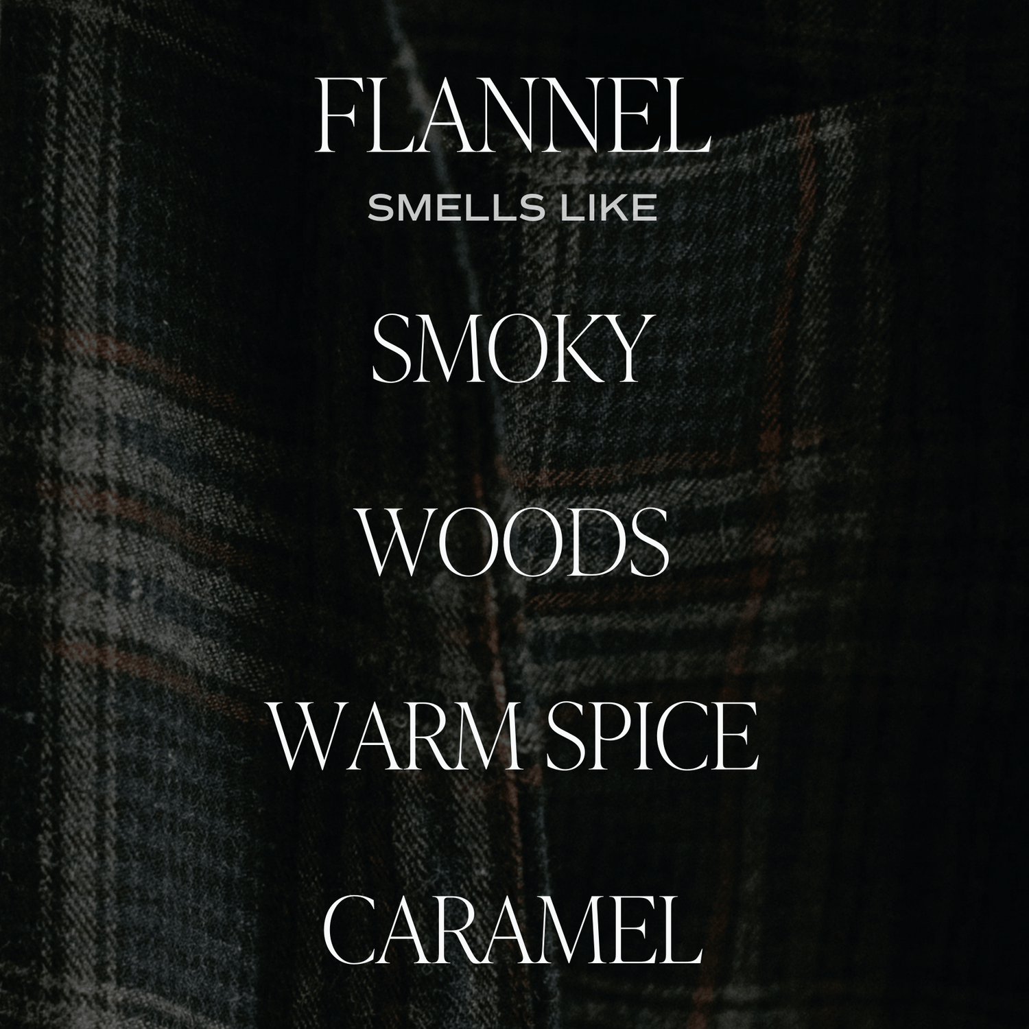 Flannel Soy Candle | 9oz. Clear Jar