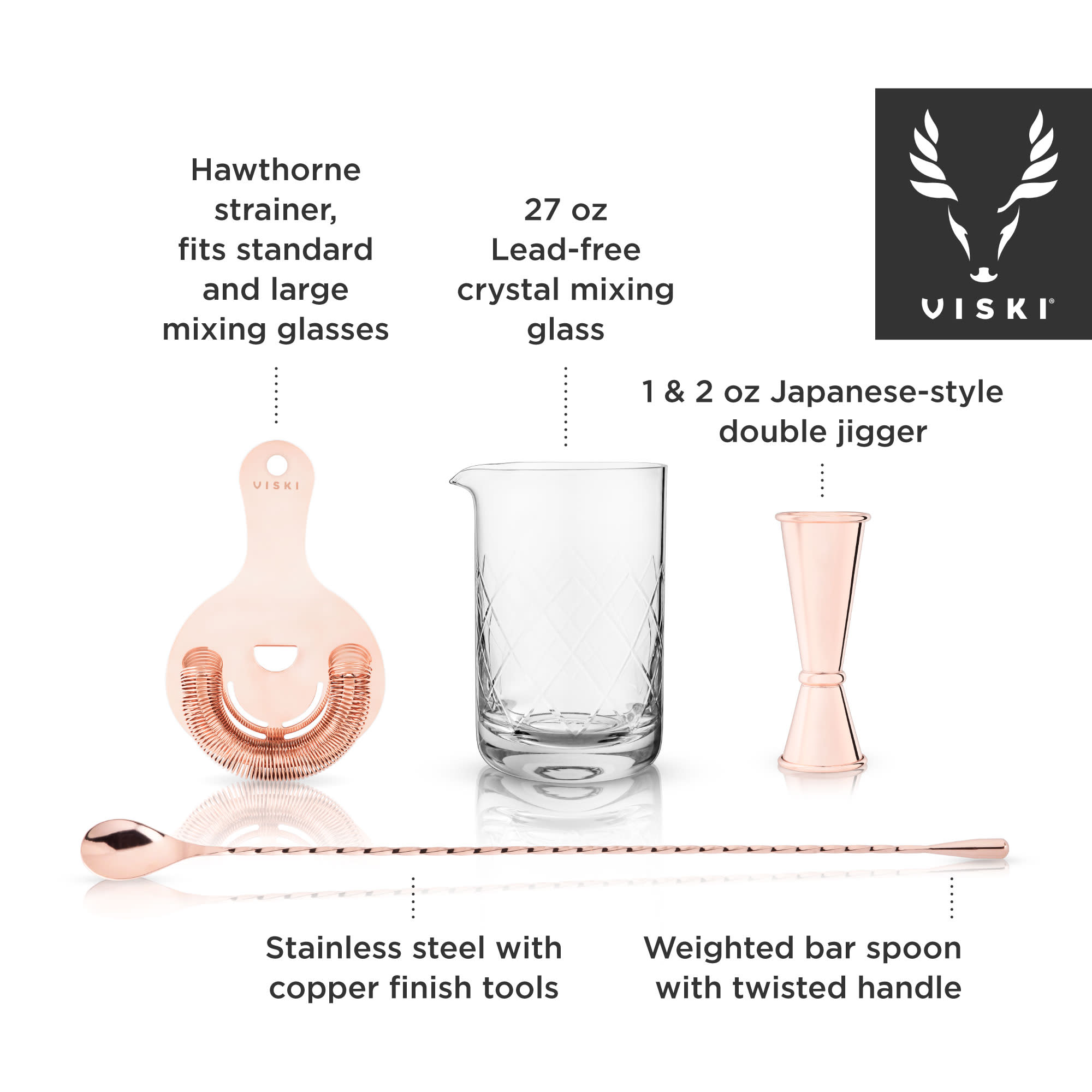 4 - Piece Summit Barware Set - DWELL by CMViski