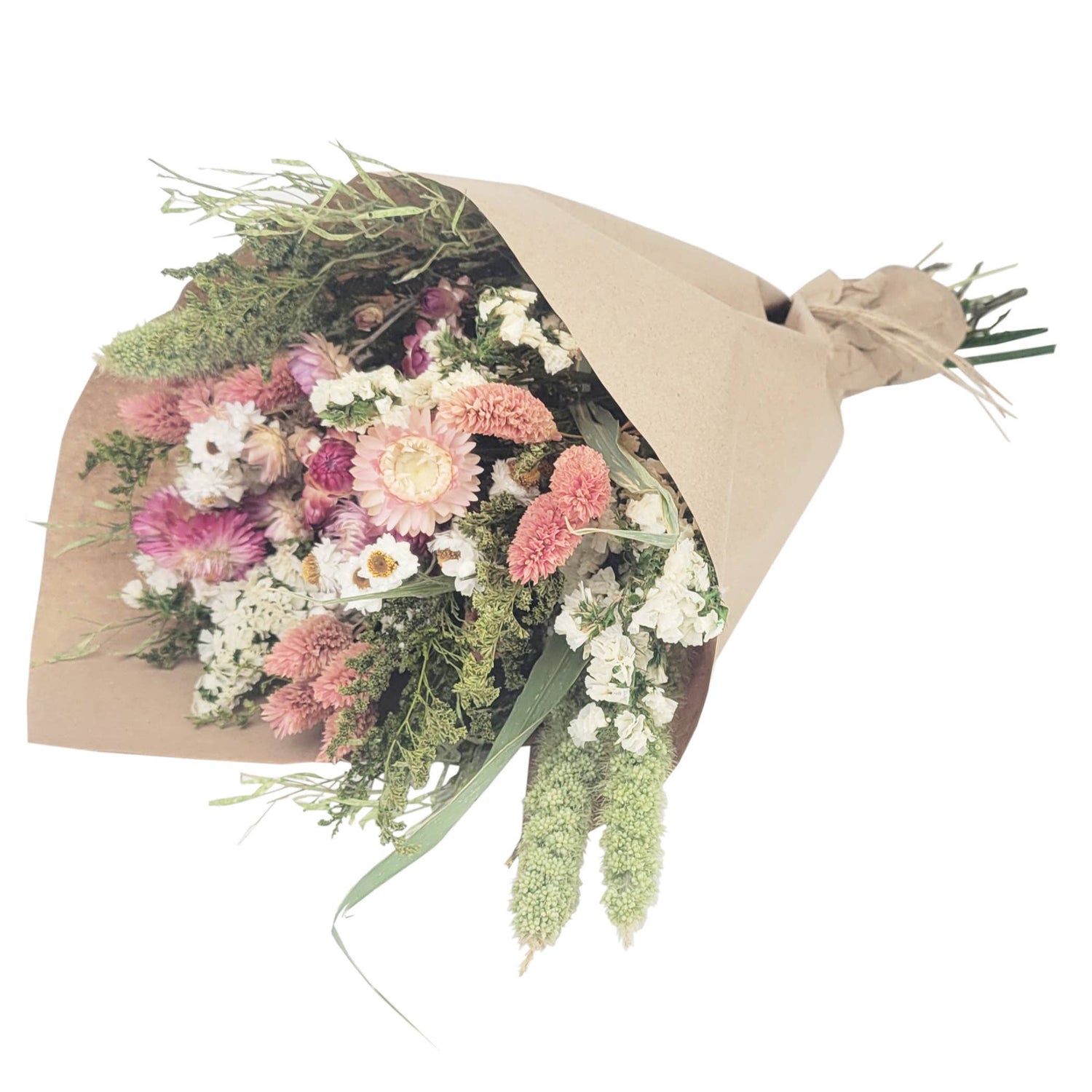 Andaluca - Pink Strawflower Love Floral Bouquet 