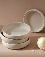 S/4 Tunisian Pasta Bowl - Matte White - DWELL by CM