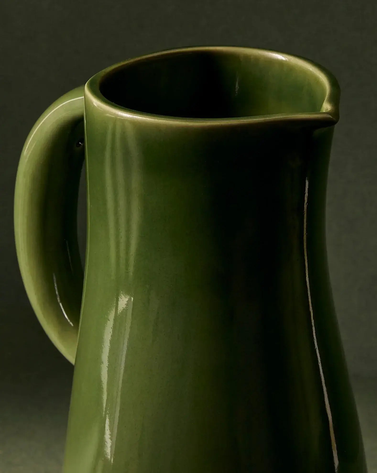 Stoneware Jug | Dadasi 50 Oz - Green - DWELL by CM