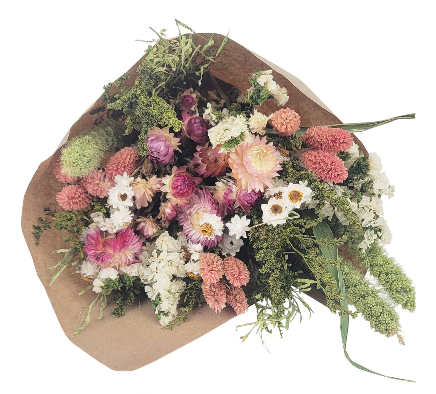 Andaluca - Pink Strawflower Love Floral Bouquet 