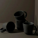 S/4 Tunisian Mug - Matte Black - DWELL by CM