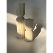 Striped Column Candle | Pillar Soy Decorative Candle - DWELL by CM