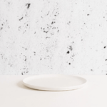 Tunisian Side Plate Set of 4 | Gharyan Stoneware - Matte White - DWELL by CM