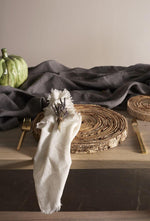 Stripped Birchwood Chargers | Accent Decor - DWELL by CM