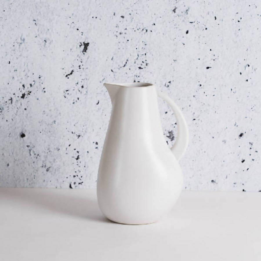 Stoneware Pitcher | Kuduo 64 Oz - DWELL by CM