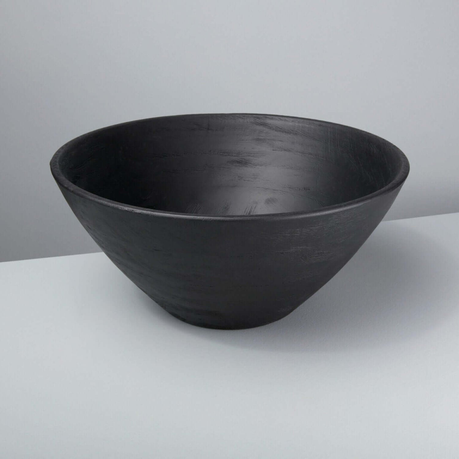 Arendal Black Mango Wood Serving Bowl | Sustainable Luxury Statement Piece by be HOME - DWELL by CMbe HOME