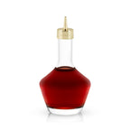Belmont Bitters Bottle with Dasher Top in Gold - DWELL by CMViski