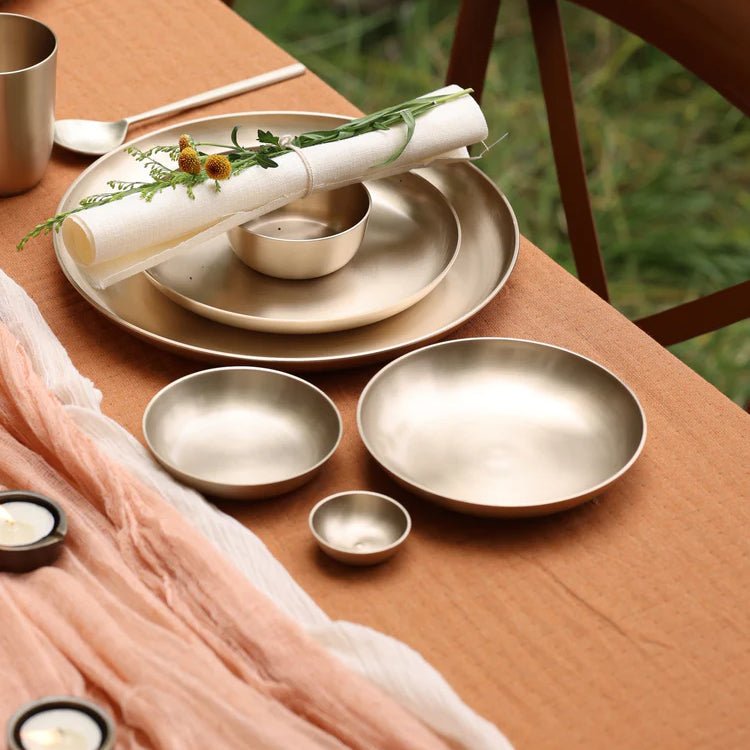 Bronze Kansa Dip Bowl, 1.5" - Set of 4 - DWELL by CMFleck