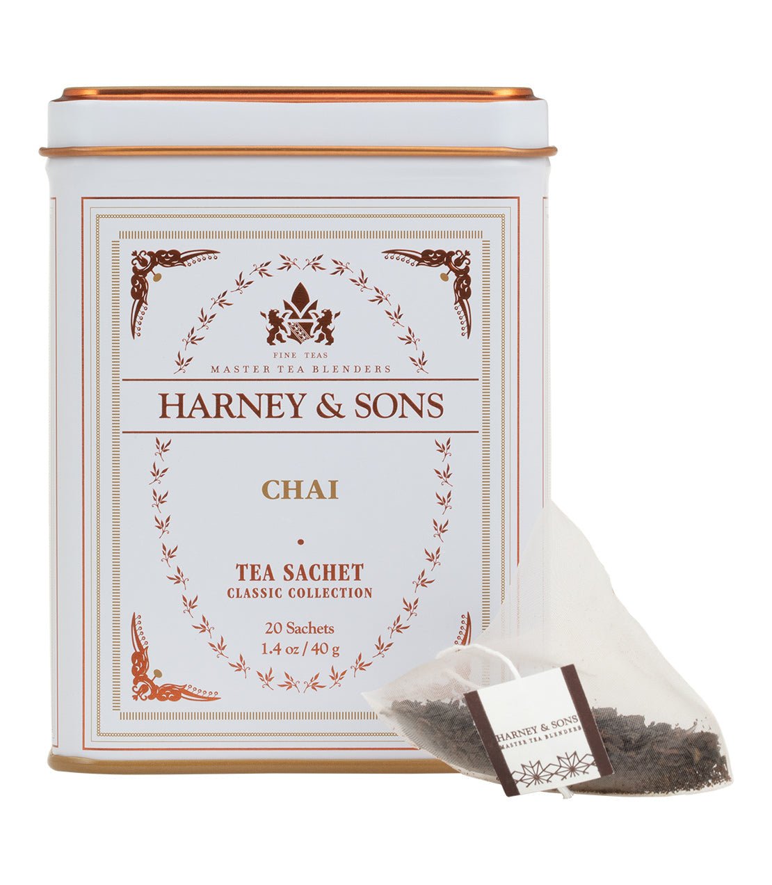 Chai, Classic Tin of 20 Sachets - DWELL by CMHarney & Sons Fine Teas