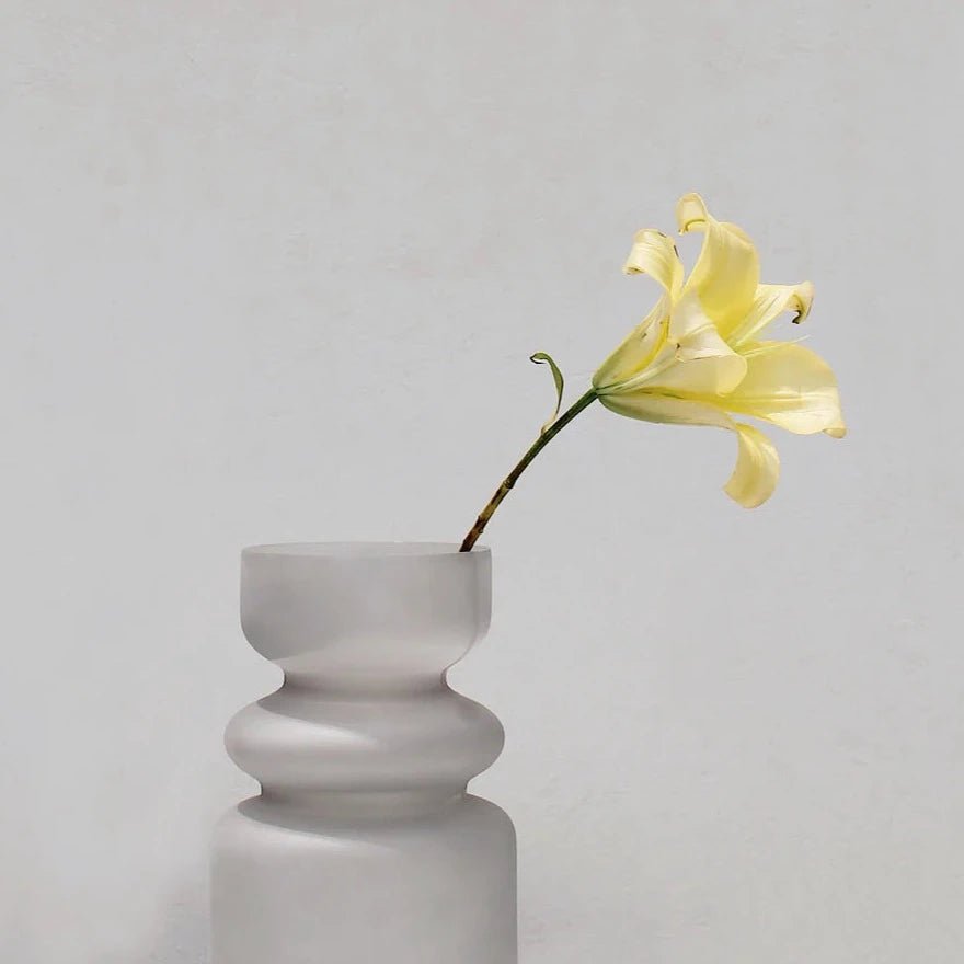 Elsa Vase - Frosted Grey - DWELL by CMOsmos Studio