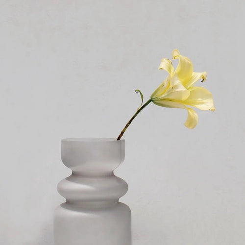 Elsa Vase - Frosted Grey - DWELL by CMOsmos Studio