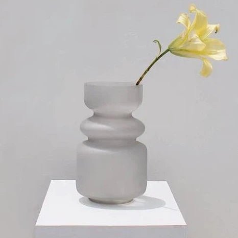 Elsa Vase - Frosted Grey - DWELL by CMOsmos Studio