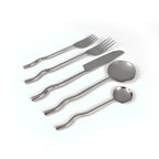 Emma Silver Flatware (Set of 20) by MESO - DWELL by CMMESO