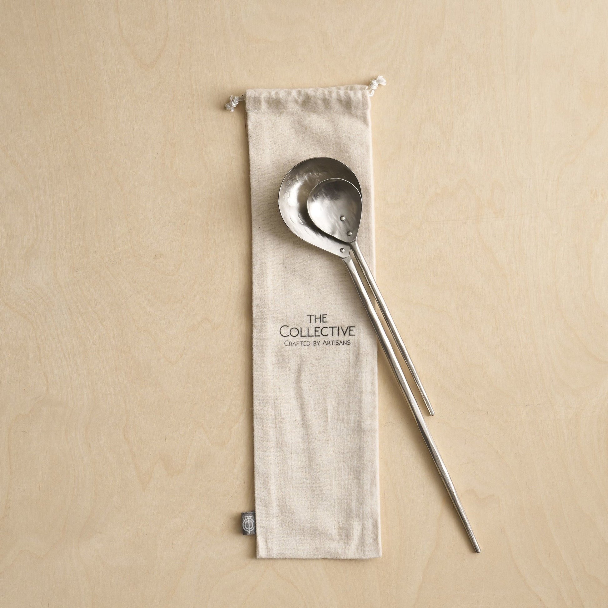 Forge Pewter Stir Spoons Assorted - Set of 2 - DWELL by CMTHE COLLECTIVE