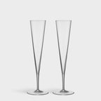 Geometry Champagne Set of 2: Geometric Elegance for Sparkling Wines - DWELL by CMOrrefors