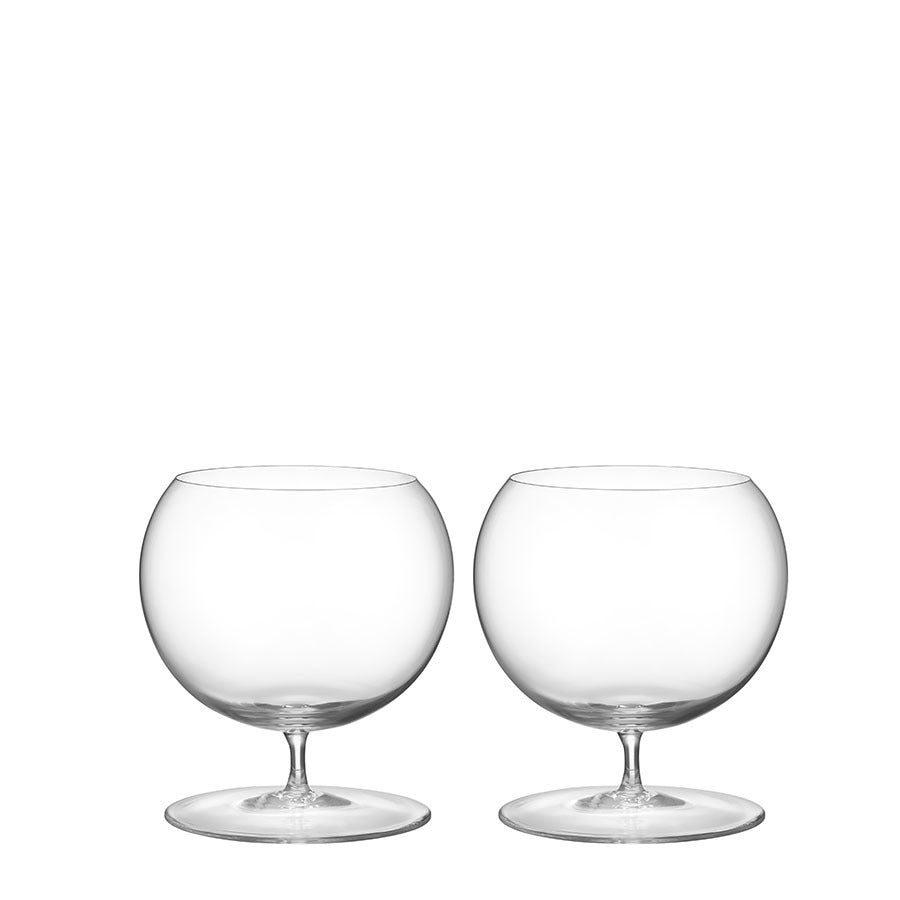 Geometry Cognac Set of 2: Sculptural Sophistication for Cognac - DWELL by CMOrrefors