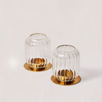 Kira Glass Lantern - set of 2 - DWELL by CMFleck