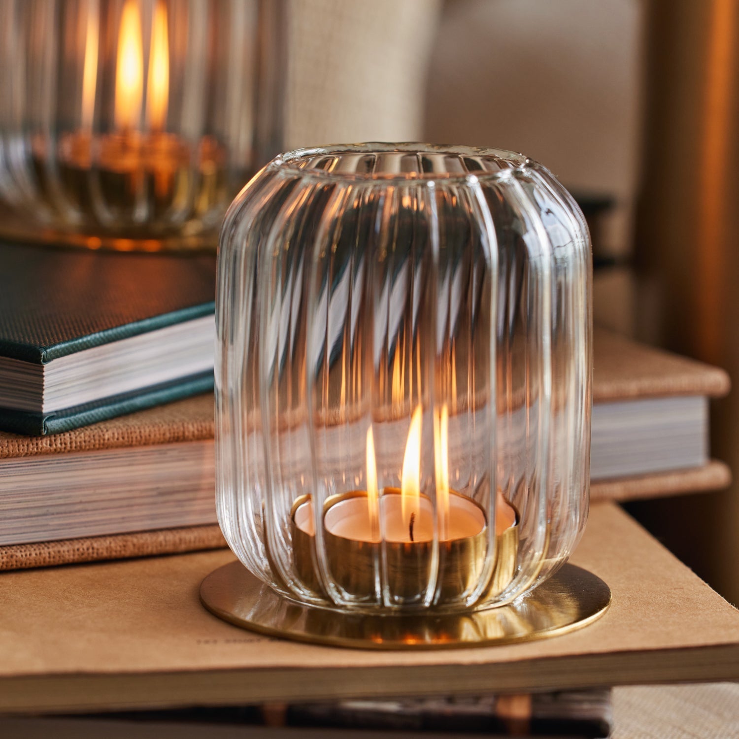 Kira Glass Lantern - set of 2 - DWELL by CMFleck
