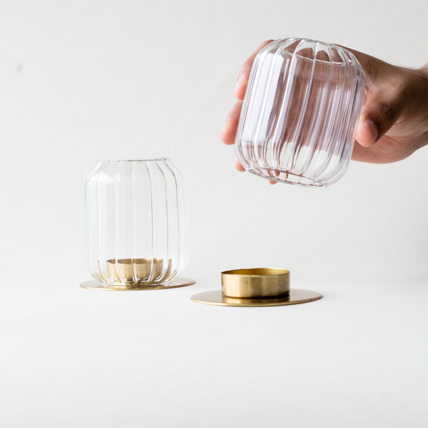 Kira Glass Lantern - set of 2 - DWELL by CMFleck