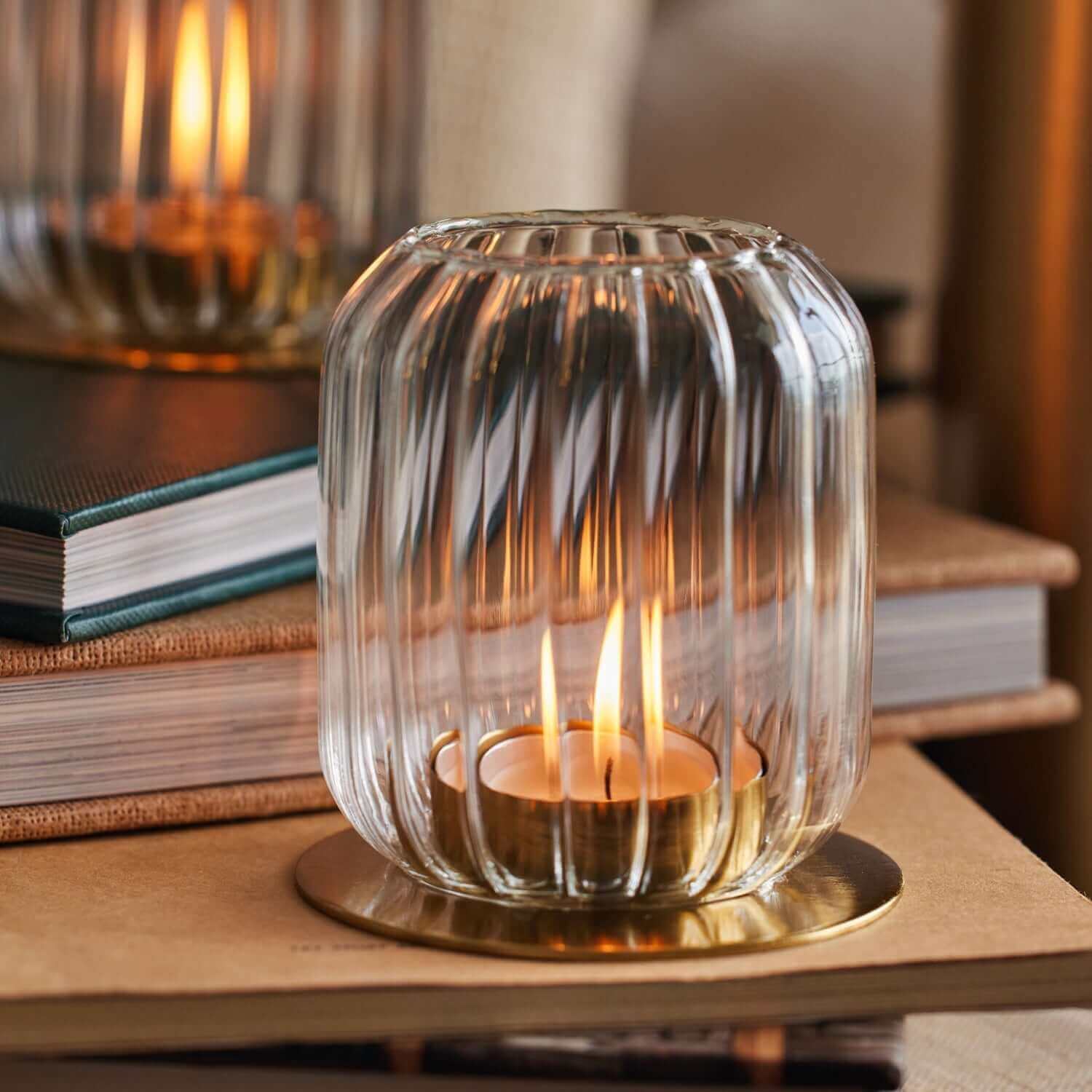Kira Glass Lantern - set of 2 - DWELL by CM
