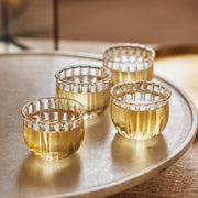 Kira Small Glass Cups - set of 4 - DWELL by CMFleck