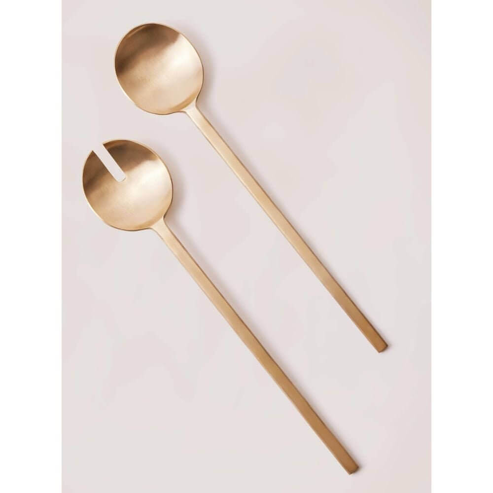 Loop Salad Servers by Fleck - DWELL by CM