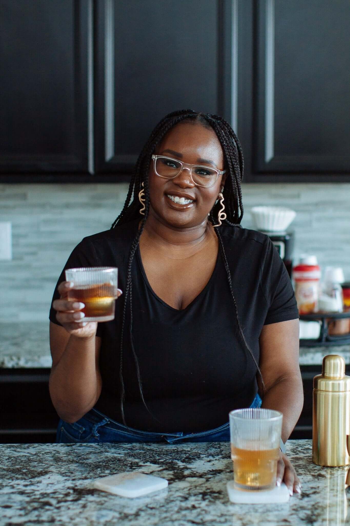 Luxe Gold Cocktail Shaker Set – Elevate Your Home Bar with be HOME - DWELL by CMbe HOME