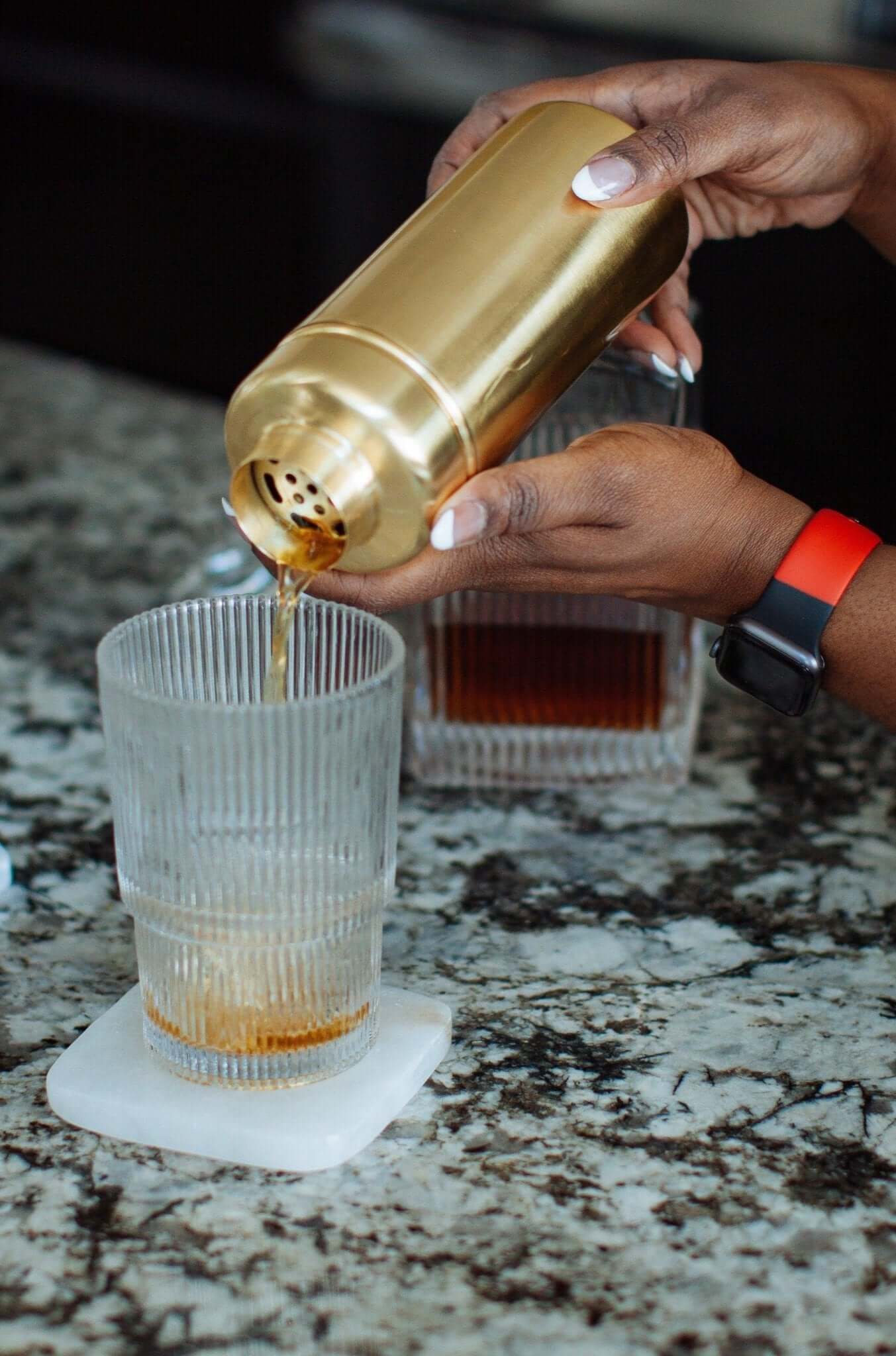 Luxe Gold Cocktail Shaker Set – Elevate Your Home Bar with be HOME - DWELL by CMbe HOME