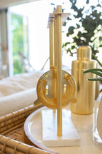 Luxe Gold & Marble Hanging Bar Tool Set by be HOME - DWELL by CMbe HOME