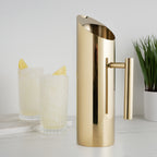 Modern Stainless Steel Pitcher in Gold
