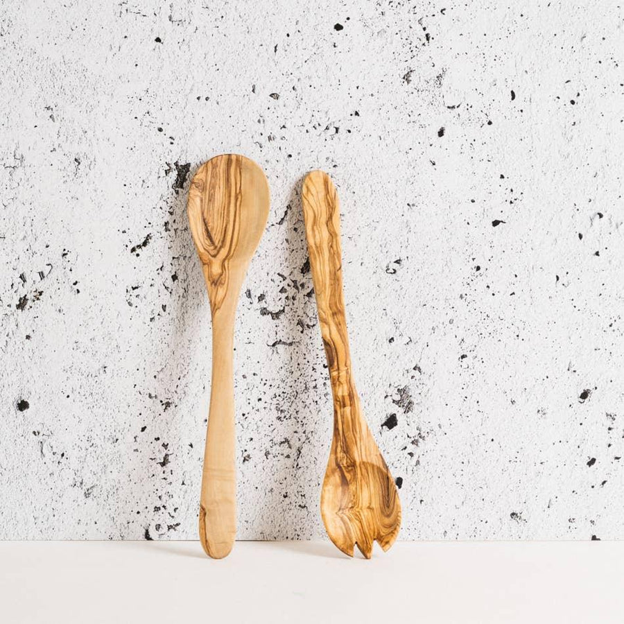 Olive Wood Utensils | Serving Set - DWELL by CMGHARYAN Stoneware & More North America