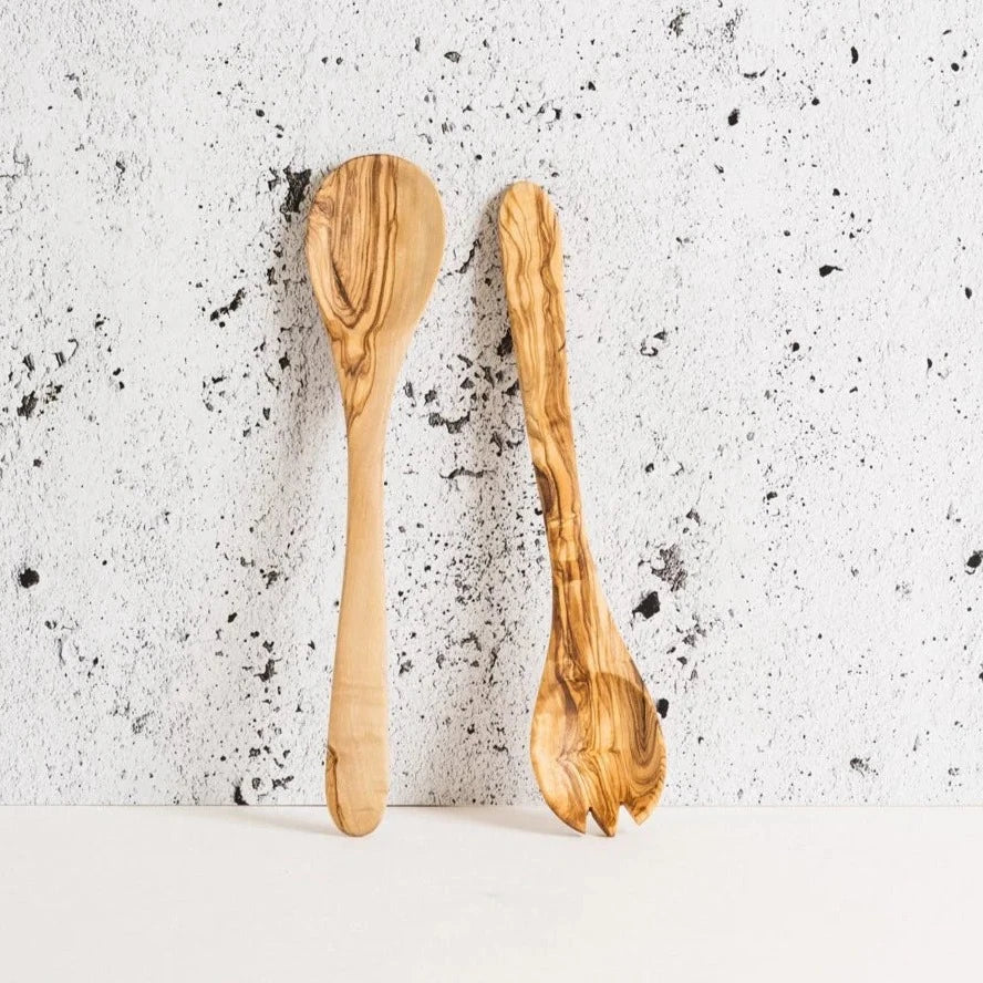 Olive Wood Utensils Set - DWELL by CMGHARYAN Stoneware & More North America