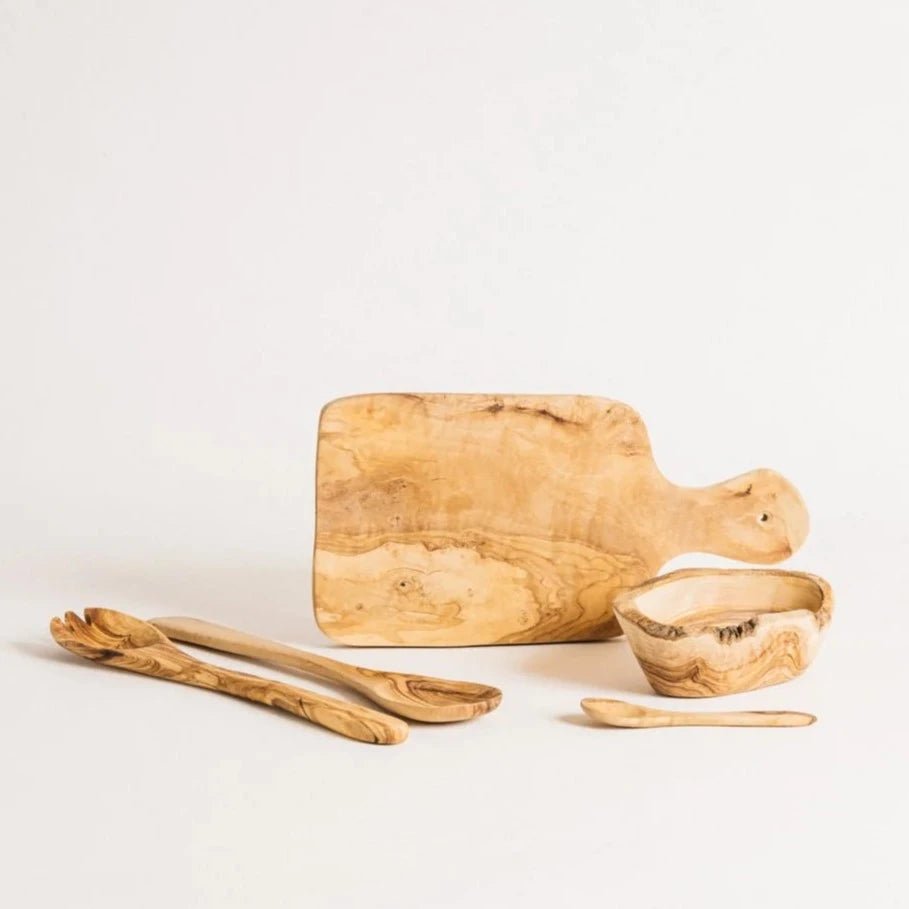 Olive Wood Utensils Set - DWELL by CMGHARYAN Stoneware & More North America