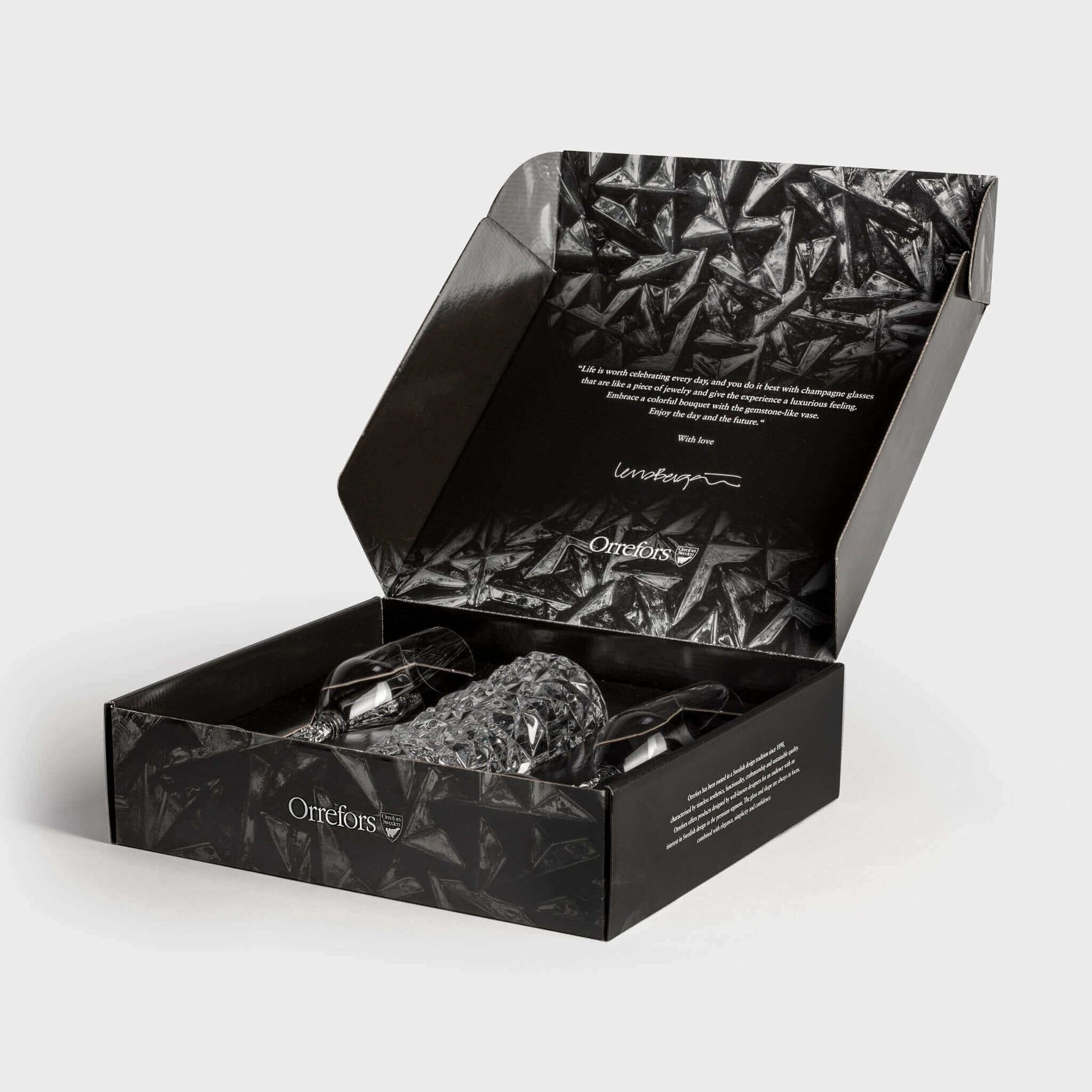 Orrefors Carat 3 - Piece Gift Set: Celebrate with Swedish Elegance - DWELL by CMOrrefors