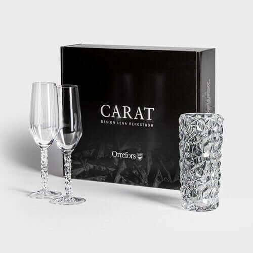 Orrefors Carat 3 - Piece Gift Set: Celebrate with Swedish Elegance - DWELL by CMOrrefors