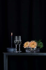 Orrefors Carat Champagne Flutes (8oz): Luminous Elegance by Lena Bergström - DWELL by CM