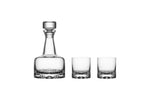 Orrefors Erik 3 - Piece Decanter Set: Modern Scandinavian Elegance for Whiskey Lovers - DWELL by CMOrrefors