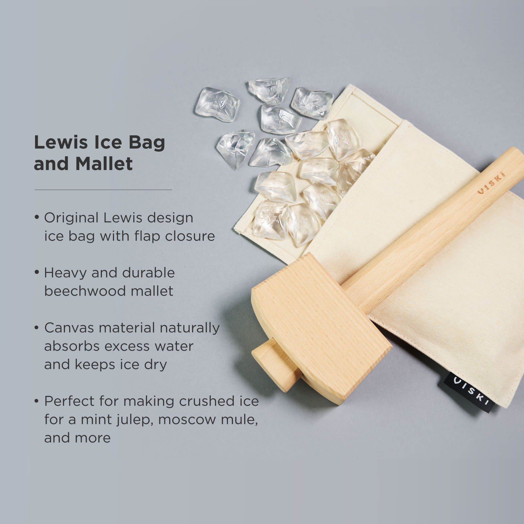 Professional Lewis Ice Bag and Mallet - DWELL by CMViski