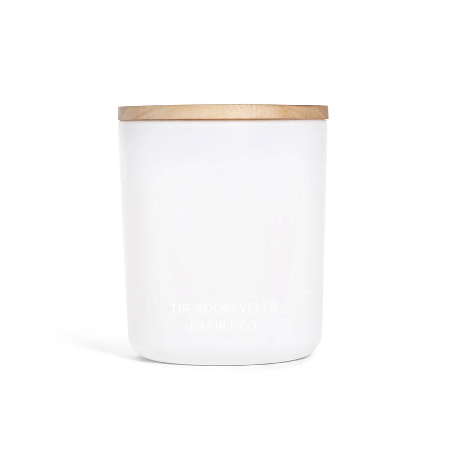 Rocky Mountain National Park Candle: Winter Escape with Leather, Juniper & Spruce - DWELL by CMThe Roosevelts Candle Co