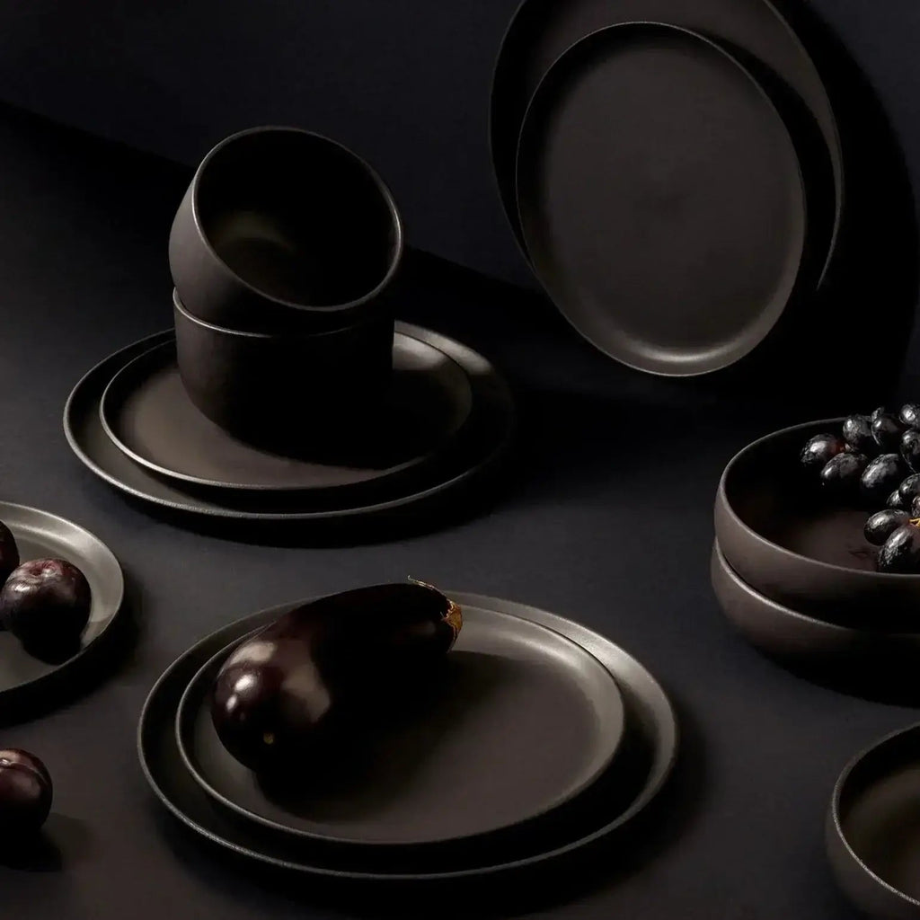 S/4 Tunisian Bowl - Matte Black - DWELL by CMGHARYAN Stoneware & More North America