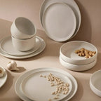 S/4 Tunisian Bowl - Matte White - DWELL by CMGHARYAN Stoneware & More North America