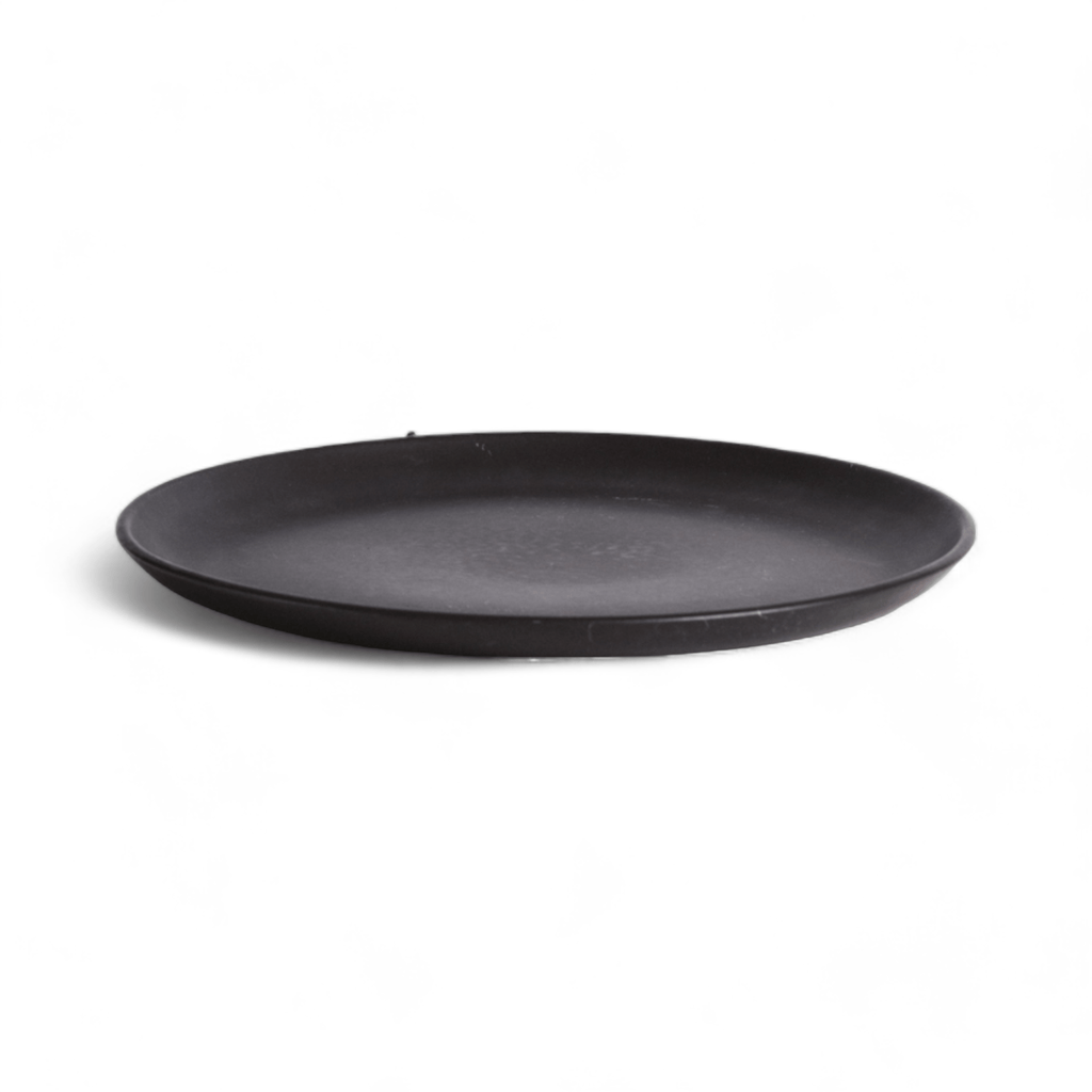 S/4 Tunisian Dinner Plate - Matte Black - DWELL by CMGHARYAN Stoneware & More North America