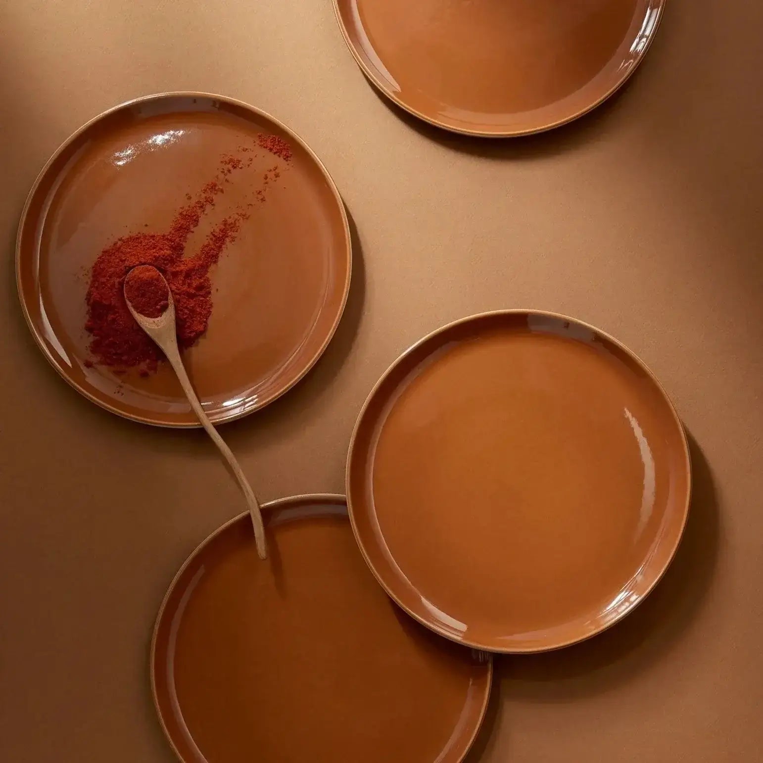 S/4 Tunisian Side Plate - Terracotta - DWELL by CMGHARYAN Stoneware & More North America