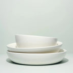 Shallow Serving Bowl - White - DWELL by CMFors Studio